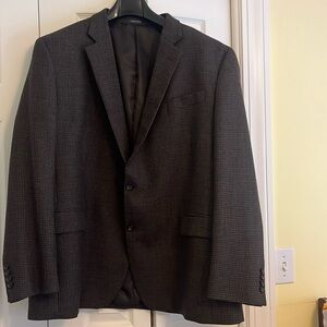 Stafford men’s brown herringbone sport coat - 50L